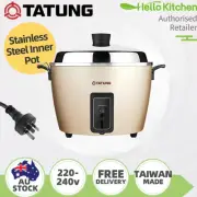 Tatung Multi-Functional Stainless Steel Inner Pot Rice Cooker in Champagne