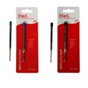 Stat Parker Medium Ballpoint Pen Refill (Pack of 10) - Black