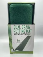 Be Rory! NEW in Box Dual Grain Putting Mat 8ft No Slip Backing w/Cup!