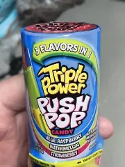 Bazooka TRIPLE PUSH POP Candy Triple Power