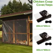 Chicken Coop Cover Waterproof Chicken Run Tarp Reinforced Edges Coop tyjsd