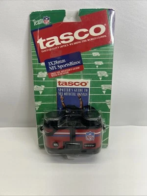 Vintage 1992 tasco nfl sports 3 X 28 Mm Collectors binoculars Made In Korea