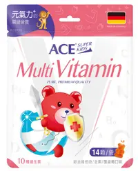 在飛比找樂天市場購物網優惠-【ACE】SUPER KIDS 綜合維他命軟糖 14顆/包｜