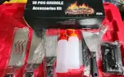 10 Pcs Griddle Accessories Kit, Grill Accessories Set Burger Flip or Smash