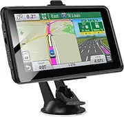 Upgrade GPS Navigation for Truck Car,in-Dash Vehicle GPS Screen,RV/Commercial Drivers Semi Truck,16G 7" Navigation System with 41 Voice Warning,North America/EU,Offline Dual Map,Lifetime Free Updates