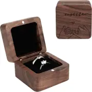 Caja de Anillo Caja de Anillo de Boda Para Propuesta Regalo de Soporte de Anillo
