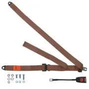 Front Static Seat Belt For Daimler Sovereign Berlina 1986-1992 Beige
