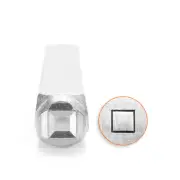 Square Shape Block Metal Stamp Jewelry Stamping Steel Punch Geometry Math
