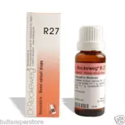 Dr Reckeweg Germany R27 Kidney Stone Drops Homeopathic Medicine Renal Calculi