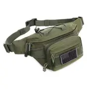 Tactical Fanny Pack Military Waist Bag Pack Hip Bum EDC Bag with Army Green