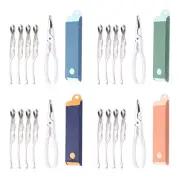 3 Pieces Seafood Tool Set Shrimp Pliers Spoon Set Lobster Cracker Tool