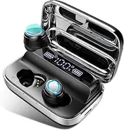 Wireless Earbuds, Bluetooth 5.0 Earbuds with 140H Playtime, Bluetooth Headphones TWS Stereo Noise Cancelling Wireless Earphones in Ear with Mic, USB-C Charging Case, IP7 Waterproof Headset for Sports