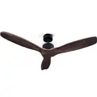 Devanti 52'' Ceiling Fan AC Motor 3 Blades w/Remote Outdoor Indoor Dark Wood New