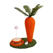 Cat Scratcher Post Bed Cat Climbing Frame Carrot Shape Furniture Protector Cat