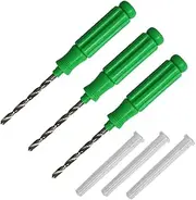 ThtRht 3 Pack Ink Cartridge Hand Drill Bit 3.6mm 4mm Ink Cartridges Refill Hole DIY Small Manual Drill Bits for CISS Continuous Ink Supply System Making Refillable Cartridge Ink Tube Connection