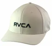 RVCA Solid Flex Cream Light Khaki Cap Stretch Fit L/XL Hat