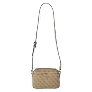 Guess Women's Meridian Camera Bag Latte Logo