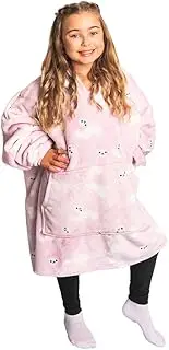 [UGGO WEAR] Giant Oversized Hoodie Wearable Cozy Soft Warm Hooded Lounge Blanket Unisex Mens Womens Fluffy Plush Sherpa Fleece Sweatshirt Jumper Adult & Kids