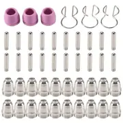 46PCS for -55 -60 WSD-60 Plasma Cutter Consumables Kit Plasma Cutting3433