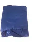 Navy Satin Ruffled Triangle/Comfort Pillowcase Pillow Case