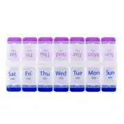 OZNALA 14 Slot 7-Day Pill Box Dispenser Medicine AM/PM Medication Organiser Weekly Case