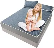 Summer Bedroom Bed Mat - Cool Sensation Silk Sleep Mat, 180 * 200cm Summer Cool Bed Mat, Household Ice Silk Mat, Simple Style Double Layered Summer Sleeping Mat for Home Bedroom