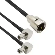 Dual Modem Patch Lead Telstra Nighthawk M2 (Netgear MR2100) RG174 Cable FME Male