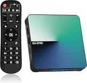CHROX Android 13.0 TV Box, 4GB RAM 64GB ROM, GK28 Android TV Boxes 4K WiFi 6 with RK3528 Quad-Core, Android Box 2.4G/5G WiFi Bluetooth 5.0 USB 3.0 Smart Tv Box,2gb+16gb
