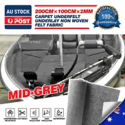 2 X 1m Auto Grade Felt Non Woven Fabric Carpet Underfelt Speaker Boot Van Lining (for: Subaru)