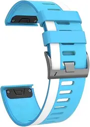[UMCNVV] 26 22MM Bracelet Straps For Garmin Fenix 7 7X 5 5X 3HR 6X 6 Pro Epix 945 Smart Watch Quick Release Silicone Easyfit Wrist Band