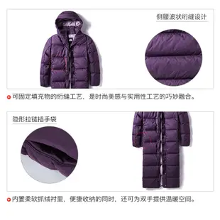 【THE NORTH FACE】北面女款防潑水長版羽絨外套 保證正品 明星同款 3VUW