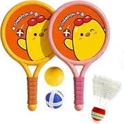 Outdoor Kids Badminton Racket, 1 Pair Kids Outdoor Badminton Racket Sport Toy, Children Aged 3 Years Sport Game Parent-Child Interaction for Playground, Park