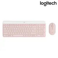 在飛比找蝦皮購物優惠-羅技 Logitech MK470 無線鍵盤滑鼠組 粉色 0