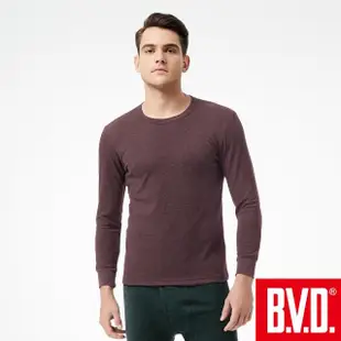 【BVD】2件組棉絨保暖圓領長袖衫(恆溫 蓄暖 柔軟)