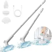 VEWIOR Electric (Spin Scrubber, Cordless Cleaning Brush with 3 Adjustable Angle)