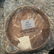 HTF PRINCESS HOUSE FROM THE CASUAL HOME COLLECTION WICKER SERVING TRAY # 2328