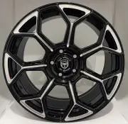 NS6 18 inch Black Milled Rim fits JAGUAR S-TYPE R 2003 - 2008