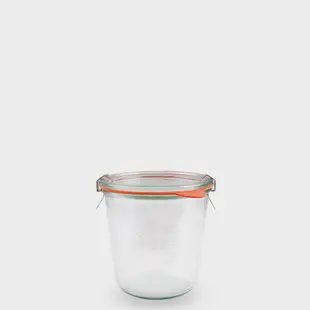 德國 Weck 742 玻璃密封罐 580ml 單箱6入 (加贈密封圈X4) 保鮮碗 收納罐 Mold Jar