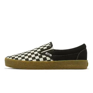 Vans 休閒鞋 V98CF CPS Slip On CPS 黑 白 棋盤格 水洗帆布 生膠底 6353060001