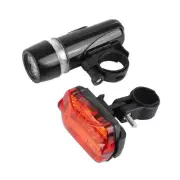 5 Led Bicycle light Front Head+Tail Light Set Waterproof MTB Light Cycling Lamp