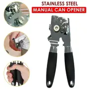 Heavy Duty Handheld Can Opener Bottle Opener Stainless Steel Manual Can Opener