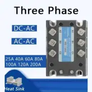 Solid State Relay 25A-200A Shell AC 480V SSR General Sealed 3Phase DC Control