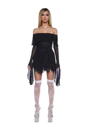 [Sugar Thrillz] Whimsical Passage Mini Dress - Black