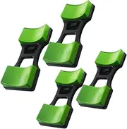 BESPORTBLE 4pcs Dumbbell Rest Hand Organizer Dumbbell Stand Display Barbell Rest Frame over Gym Dumbbell Rack Barbell Storage Rack Dumbbells Storage Shelving Dumbbell Bracket Plastic Green