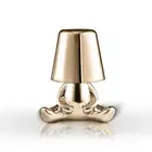 Bedside Touch Control Table Lamp,Gold Decor Thinker Statue LED Table Lamp, Co...