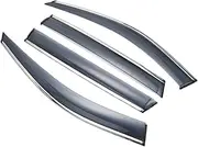 FUWKAIZS Compatible for Explorer ST U625 2020 2021 Car Accessories Plastic Exterior Visor Vent Shades Window Sun Rain Guard Deflector 4pcs