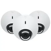 Ubiquiti UniFi Protect UVC-G5-Dome 4MP/2K Indoor Dome PoE Camera (White), 3-Pack 2K 30FPS / Viewing Angle - 120 Degree / Two-Way Audio / IPX4 & IK08 [UVC-G5-Dome-3]