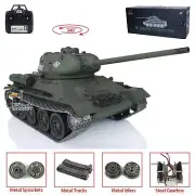 1/16 Henglong 7.0 Soviet T34-85 RTR BB RC Tank 3909 IR 340° Turret Metal Tracks