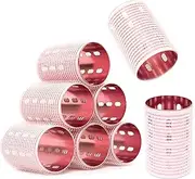 Dacker Hair Curlers 8 Pcs Self Grip Hair Rollers for Long & Medium Hair Safe Heatless Curlers Achieve Luscious Curls Safely & Effortlessly Everyday with Curlers for Long Hair by