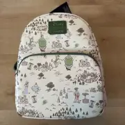 Loungefly Disney Robin Hood Mini Backpack Sherwood Forest Map New With Tags